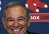 Boston Red Sox manager Bobby Valentine smiles during a news conference at Fenway Park in Boston, Thursday Dec. 1, 2011. Valentine is the 45th manager of the baseball team. (AP Photo/Charles Krupa)