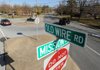 Tuesday traffic passes through the intersection of Mission Boulevard and Old Wire Road in Fayetteville. Changes to the intersection are planned with other improvements to Old Wire Road between Mission and Crossover Road.
