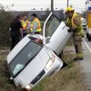 Car in Ditch, Driver Runs