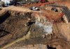 Work continues on the Hillside Auditorium, a new classroom building at the University of Arkansas at Fayetteville. The building, scheduled to open in August next to the Chi Omega Greek Theatre, will feature one classroom with 488 seats and another with 272 seats.