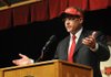 Gus Malzahn speaks during an NCAA college football news conference where he was introduced as the new football coach at Arkansas State, Wednesday, Dec. 14, 2011, at Jonesboro, Ark. (AP Photo/The Jonesboro Sun, Saundra Sovick)