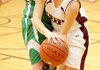 Kaylin Cripps looks for room to move the ball against a tough Greenland defense in play at Gentry High School on Dec. 6.