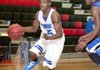 Conway guard Tim Boyd drives past Star City defender Reshod Davis during the third quarter of Monday’s opening-round game of the Santa Slam. Boyd scored 15 points to lead the Wampus Cats to a 59-50 victory.