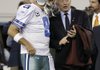 Dallas can clinch the NFC East title by winning its last two games, but Cowboys owner Jerry Jones (right) says the Philadelphia Eagles will be a tough test when the teams meet Saturday night in Dallas. 