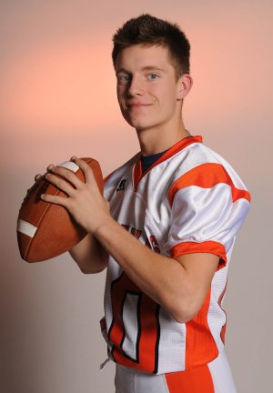 Josh Qualls, Rogers Heritage sophomore quarterback, was named the NWA Media Big 6 Newcomer of the Year.
