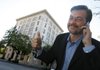 Andy Shibley, general manager of the Los Angeles region for AT&T confirms a strong signal from his cell site hidden inside the historic 1920s office building that Richard Nixon once used as a law office in downtown Whittier, California.  AT&T and other carriers are renting space in office buildings, condos and other places most people can't see to improve coverage. (Don Bartletti/Los Angeles Times/MCT)