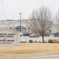 Cars fill the parking lot Wednesday at the Washington County Sheriff’s Office and Detention Center i...