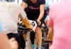 Mary Hudson leads a spinning class Tuesday at the Northwest Arkansas Mercy Family YMCA in Rogers. The 44,000-square-foot facility opened Dec. 1.