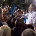Republican presidential candidate, former Massachusetts Gov. Mitt Romney campaigns during a stop on ...