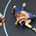 STAFF PHOTO SAMANTHA BAKER
A referee, left, checks to see if Garrett Comer of Springdale Har-Ber Hi...