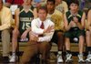  Alma boys basketball coach Stan Flenor during their game against Siloam Springs in Siloam Springs.