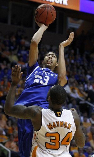 Kentucky center Anthony Davis is not only averaging 13.1 points and 10.2 rebounds for the Wildcats, but the freshman also leads the team in steals (28) and is tops in the nation in blocked shots per game (4.6).