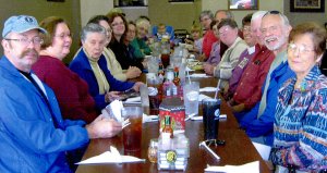 Gravette Medical Center Hospital "Old Timers" enjoy get together.