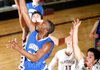 Arkansas Democrat-Gazette/JASON IVESTER --01/20/12--
Siloam Springs HS vs Harrison HS boys basketball
Harrison senior Isaiah Evans puts up a layup around Siloam Springs defenders during the first half in Siloam Springs on Friday, Jan. 20, 2012.
