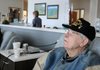 Jesse M. Coker receives chemotherapy treatment at Highlands Oncology Group on Tuesday in Rogers. Coker has been going to the facility for years and has seen it in its old location and the new. The new location has developed an art collection by local artists to create a calm environment for patients. Coker said he enjoys the art.

