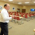 Bill Mathews, local McDonald’s franchise owner, gives a tour Jan. 11 of the new training center in S...