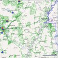 Arkansas power failures as of 7 p.m. Sunday.