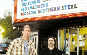 David Lipke (left) and Chris Terry are behind the documentary Slow Southern Steel.