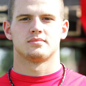 Arkansas Democrat-Gazette/RYAN MCGEENEY --07-09-2011--
Jonesboro quarterback Moe Malugen at Saturday's Elite 7 on 7 Showcase at Shiloh Christian High School in Springdale.