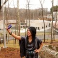 After her first visit to Crystal Bridges Museum of American Art celebrating her 15th birthday Friday...