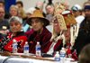 Haisla First Nation Hereditary Chief Sam Robinson, right, addresses the panel as fellow Chiefs Marilyn Furlan, from left, Clifford Smith and Rod Bolton look on during the opening day of hearings for the Enbridge Northern Gateway Project in Kitimaat Village, B.C., on Tuesday Jan. 10, 2012. Thousands of people have registered to speak at the hearings regarding the proposed $5.5-billion project to pipe Alberta oil 1,200-kilometers across Alberta and British Columbia to the northwest coast community of Kitimat, where the oil will be shipped overseas by oil tankers. (AP Photo/The Canadian Press, Darryl Dyck)