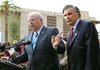 Arizona legislators, including Arizona House Speaker Andy Tobin, left, and Rep. David Burnell Smith,  say they're looking into a flawed gun smuggling investigation because it took place within their state. The State House Speaker says the special committee he has created to investigate the Fast and Furious operation is on a "fact-finding mission" at the Arizona Capitol, Monday, Jan. 23, 2012, in Phoenix. 