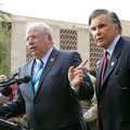 Arizona legislators, including Arizona House Speaker Andy Tobin, left, and Rep. David Burnell Smith,...