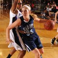 Caroline Eubanks, Springdale Har-Ber senior, moves in the post around Fayetteville junior Turquoise ...
