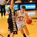 Luke Fryauf, right, a Rogers Heritage guard, led the War Eagles in nearly every statistical category...