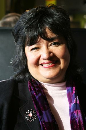 Arkansas Democrat-Gazette/RYAN MCGEENEY --01-24-2012--  Diana Gonzales Worthen is running to represent Arkansas State Senate District 7, one of th most hispanic districts in the state. Gonzales Worthen is currently director of Project Teach Them All, a grant-based program at the University of Arkansas.