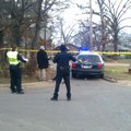 Police investigate the scene of a Little Rock shooting Wednesday at West 19th and South Brown Street...