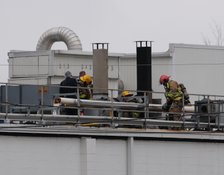 Firefighters on the ...