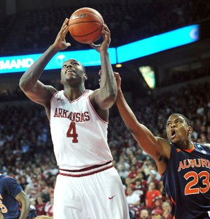 Freshman forward Devonta Abron came up big for Arkansas in its 76-65 victory over South Carolina by doing the little things while also having 10 points 6 rebounds and 2 steals. 