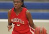 Arkansas Democrat-Gazette/RICK MCFARLAND--12/08/09-- Jessica Jackson a freshman at Jacksonville High School in a basketball game at Conway High School on Dec. 8, 2009.