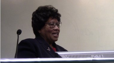 former-united-states-surgeon-general-joycelyn-elders-spoke-to-a-small-crowd-at-philander-smith-college-on-the-world-day-of-social-justice-on-monday-afternoon