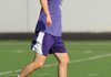 Fayetteville senior Will Montgomery dribbles the ball Thursday during drills in practice at Harmon Field. The Dogs are looking to earn their first playoff berth in several seasons this year.