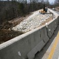 Work is expected to be complete by June on U.S. 62 near Eureka Springs to repair damage from a May 2...