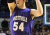 Tyler McCullough of Fayetteville looks for an open teammate during the state championship game.
