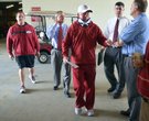 Arkansas Democrat-Gazette/MICHAEL WOODS  --03/31/2012-- University of Arkansas coach Bobby Petrino h