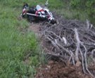 Additional photos from the site of Arkansas football coach Bobby Petrino's motorcycle accident.