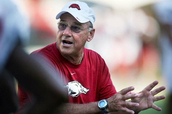John L. Smith was Arkansas' special teams coordinator/outside linebackers coach from 2009-11. 