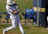 Jared Chenier, Shiloh Christian senior, connects for a solo home run April 16 against Farmington in a 4A-1 Conference at Shiloh Christian in Springdale. Chenier has smacked a team-high eight home runs this season for the Saints.