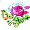 Black Spotted Rose