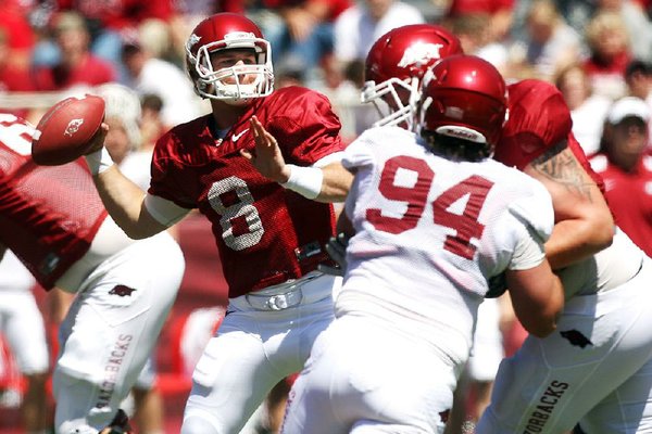 Tyler Wilson became the first Arkansas quarterback to earn firstteam All-SEC honors and could be a high draft pick next year in the NFL Draft. 