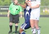 Bentonville’s Holyn Marshall heads the ball against Heritage High School during their April 10 game. Marshall will play in her fourth consecutive Class 7A State Championship game when Bentonville meets Conway in Friday’s 2 p.m. match at Razorback Field in Fayetteville.