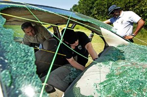 Bullet-torn vehicles hold lessons for 21