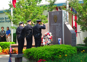 Police in LR honor fallen officers