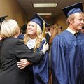 David Tyler, right, looks for Shiloh Christian School faculty to say goodbye to Thursday at the Cros...