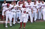 Tim Carver had the go-ahead RBI in the Razorbacks' 8-2 win over Tennessee on Saturday. 