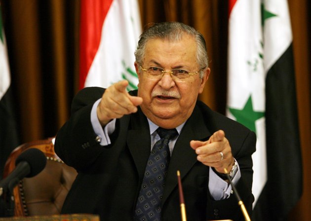 iraqs-president-jalal-talabani-talks-to-reporters-in-baghdad-in-this-aug-17-2007-file-photo